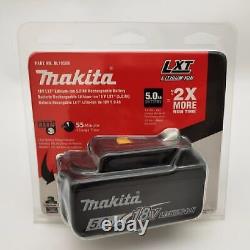 Brand NEW Makita BL1850 18V 5.0Ah LXT Li-Ion Cordless Battery 2 PCAK