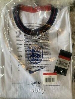 Brand New 2021/22 England Home Player Issue Shirt Size Large Authentic