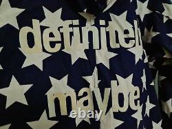 Brand New AiE New York Stars Navy Definitely maybe Jacket Size M Made in US