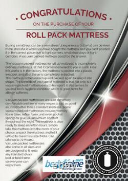 Brand New Bedzonline Pocket Sprung 2500 Unit Medium Firmness Mattress Clearance