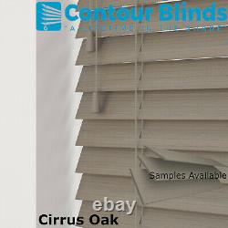 Brand New Colour Calm White Faux Wood Wooden Venetian Blinds Made To Measure