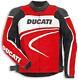 Brand New Ducati Corse Motorcycle Leather Racing Jacket Ce Approved