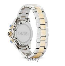 Brand New Genuine Hugo Boss Hb1512960 Ikon Two Tone Gold And Silver Mens Watch
