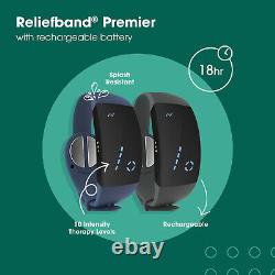 Brand New Reliefband Premier Motion Sickness Wristband Drug Black