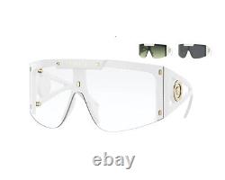 Brand New Versace Sunglasses VE4393 401 / 1W White Transparent Woman