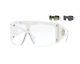 Brand New Versace Sunglasses Ve4393 401 / 1w White Transparent Woman