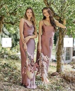 Bridesmaid MIDI Dress, Brand New With Tags, Mauve, Size 14, Pink, Matching Avail