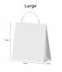 Brown And White Paper Bags With Handles Party And Gift Carrier / Twist Handle