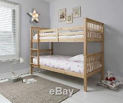 Bunk Bed Wooden Single Can be split into 2 singles Choice of Colours Anders