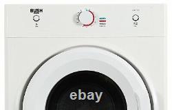 Bush DHB7VTDW Free Standing 7KG Vented Tumble Dryer White