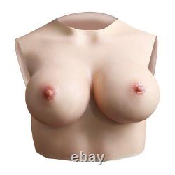 C-G Cup Silicone Crossdresser Breast Forms Breastplate Drag Queen Boobs Enhancer