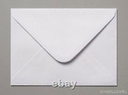 C6 White Envelopes for A6 Cards 100gsm Gummed Diamond Flap Craft FREE P&P