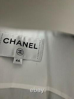 CHANEL RUNWAY COLLECTION'CHANEL' Short Sleeve Button Collar Shirt Brand New