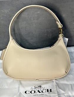 COACH Eve Shoulder Bag IVORY Glovetanned Leather Hobo Bag CM530 BRAND NEW