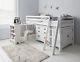 Cabin Bed Midsleeper Sleepstation With Chest Of Drawers, Cabinet, Desk Kids