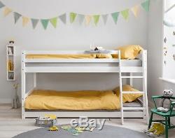 Cabin Bed Midsleer Bunk Bed Hilda in White Kids Bed Childrens Bunk