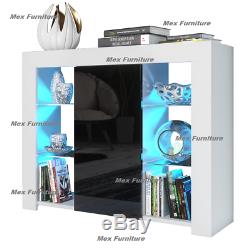 Cabinet Cupboard sideboard TV Unit Matt Body and High Gloss Doors + LED Light
