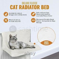 Cat Kitten Hanging Radiator Pet Dog Bed Warm Fleece Basket Cradle Hammock Plush