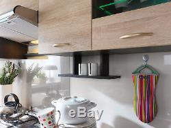 Complete Kitchen Set 7 Cabinets Cupboards Units Wenge Sonoma Oak Junona 240cm