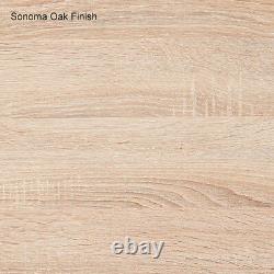Complete Kitchen Set 7 Units Sonoma Oak Textured Wood Finish Cabinets Junona
