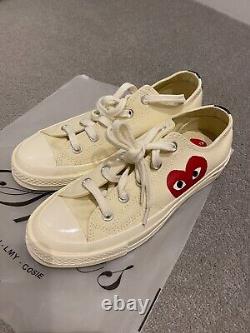 Converse Chuck 70 OX x Comme des Garcons Play Size 4 Brand New No boxed