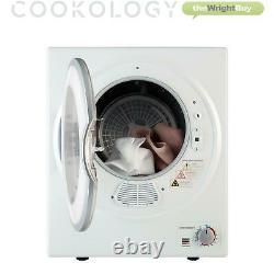 Cookology CMVD25WH Table Top Mini Vented Tumble Dryer 2.5kg Wall Mountable