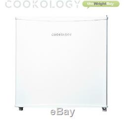 Cookology White Table Top Mini Fridge & Ice Box Freezer 46L Beer & Drinks Cooler