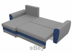 Corner Sofa Bed DOMO with Storage Containers Universal Corner Side New