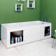 Croydex Unfold'n' Fit White Front Side Bath Panel 1680mm & Lockable Storage