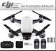 Dji Spark Drone Quadcopter Remote Plus Extra Battery Bundle In White