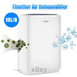 Dehumidifier 16l Air Purifier Dry Moisture Damp Home Bedroom Bathroom Kitchen A+