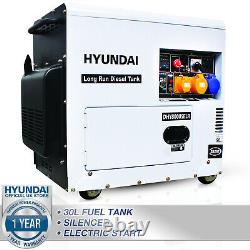 Diesel Generator 6kW 7.5kVA Home Standby Long Run Electric Start DHY8000SELR