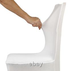 Dining Room Chair Covers Spandex Seat Cover Wedding Party Removable Slip Cover