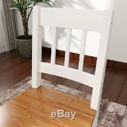 Dining Table And 4 Chairs Set Quality Solid Wooden Home Honey White Pine Colour