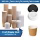 Disposable Coffee Cups Paper Cups Kraft Cups For Hot Drinks Triple Layer Cups