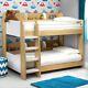 Domino Wood Storage Bunk Bed 3ft Single With 4 Mattress And 4 Colour Options