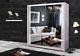 Double Mirror Sliding Door Chicago Wardrobe Led Light Six Colors And Five Sizes