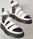 Dr Martens Clarissa 11 Quad White Leather Sandals Uk Size 5 Brand New 27345100