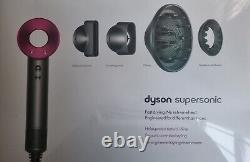 Dyson SupersonicT hair dryer (Iron/Fuchsia) 4 Attatchments, Brand New Sealed