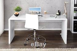 ENZO White High Gloss Large Computer PC Home Executive Study Office Corner Desk