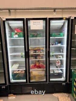 Ecocold 3-Door display fridge. Almost brand new! 1620 x 792 x 2082 mm (WxDxH)