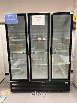 Ecocold 3-Door display fridge. Almost brand new! 1620 x 792 x 2082 mm (WxDxH)