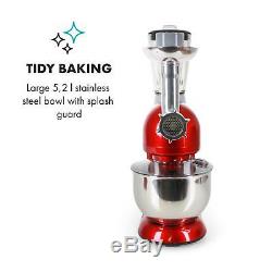 Electric Stand Mixer Kitchen Machine Food Processor Pasta Maker Meat Grinder Red
