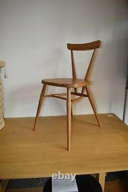 Ercol Originals 0392LT Stacking Chair in Light Finish BRAND NEW Free Delivery