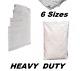 Extra Large White Woven Polypropylene Sandbags Sacks Flood Defence Sand Bags Pb