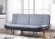 Fabric Sofa Bed 3 Seater Egg Grey Or Charcoal Fabric Sofabed Faux Leather Base