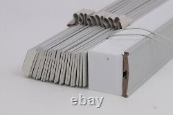 Fauxwood Faux Wood Wooden String Venetian Blinds 50MM Slats Smooth Grey White