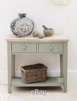 Florence Console Table. Stunning kitchen hall table, 2 drawers and shelf, W82cm