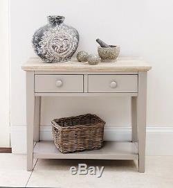 Florence Console Table. Stunning kitchen hall table, 2 drawers and shelf, W82cm
