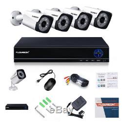 Floureon 5MP CCtv System 4K Uhd Dvr 4Ch Hd Outdoor Camera Home Security System